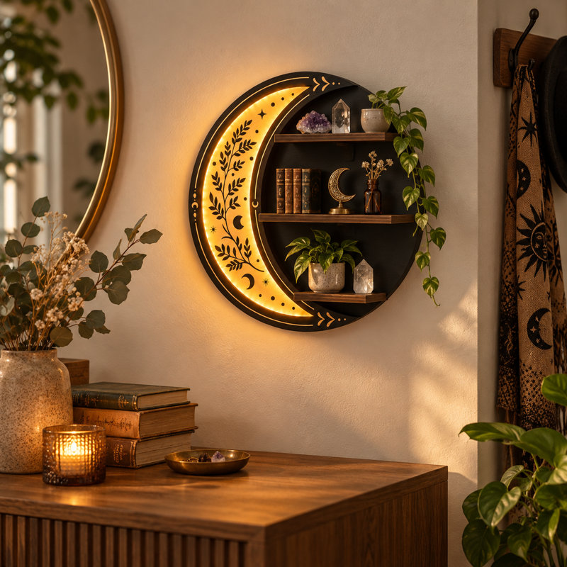 Tablette murale Crescent Moon