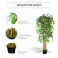 Arbre de bambou artificiel 59,1 "