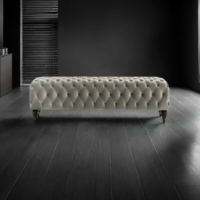 Lannis Velvet Upholstered Bench