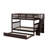 Stairway Full-Over-Full Bunk Bed With Trundle, Storage And Guard Rail-948679582