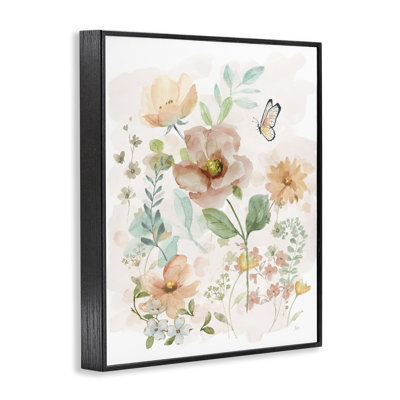 «Blush Cottage Blossoms», estampe numérique, conception de Nan