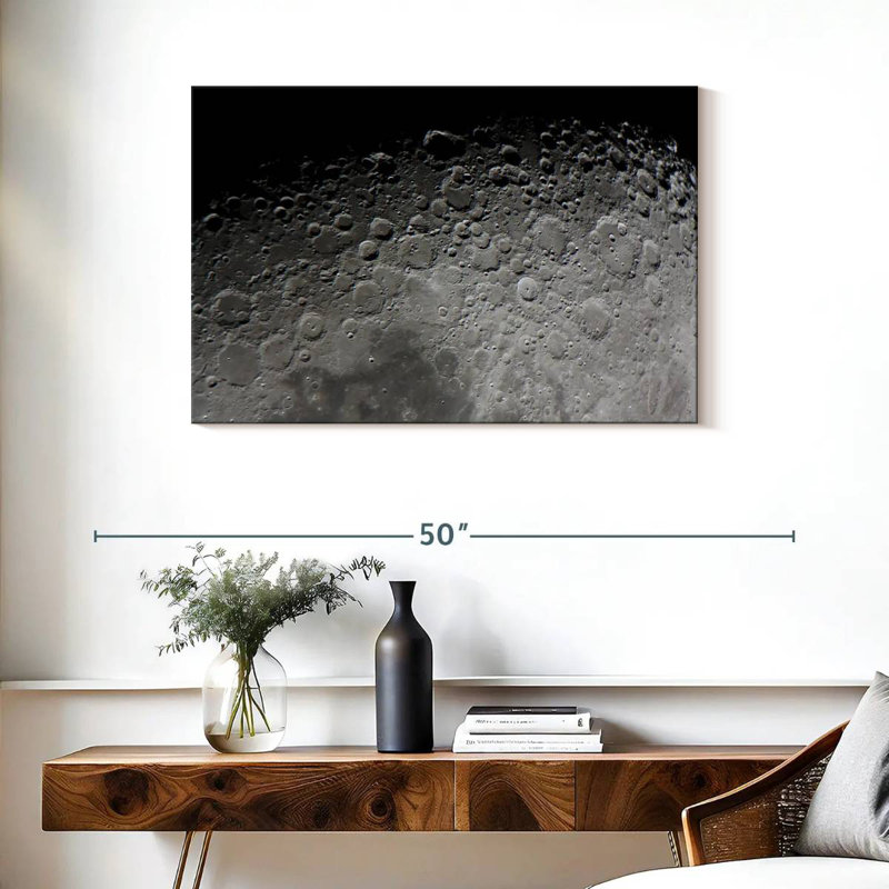 Oberle Moon Surface, 24" H x 36" W