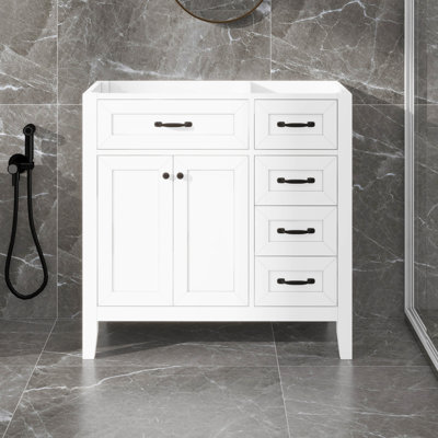 36" Bathroom Vanity Without Sink