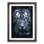 Tiger Portrait in Abstract - Picture Frame Painting Print-55611078-55611080