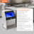 VEVOR 200 Lb. Daily Production Cube Clear Ice Freestanding Ice Maker