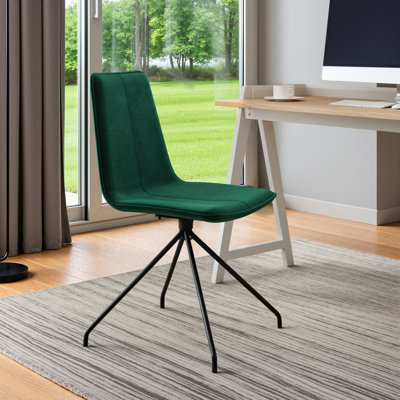 Velvet Upholstered Side Chair