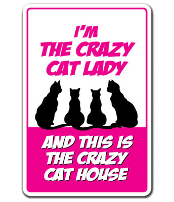 Décalcomanie The Crazy Cat House