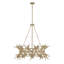 Lustre 8 lumières en brun clair Daniels-1309680955