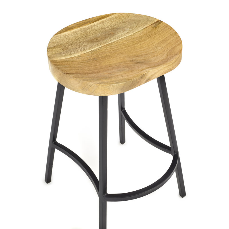 Kamas Counter Stool with Metal Frame