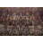 One-of-a-Kind Rectangle 4'1" X 6'10" 1900s Silk Area Rug in Red