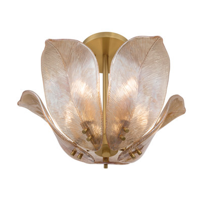 Orchid 18" 5-Light Semi-Flush Mount