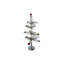 Tinsel Tree With Multicolor Ball Ornaments-1535317767