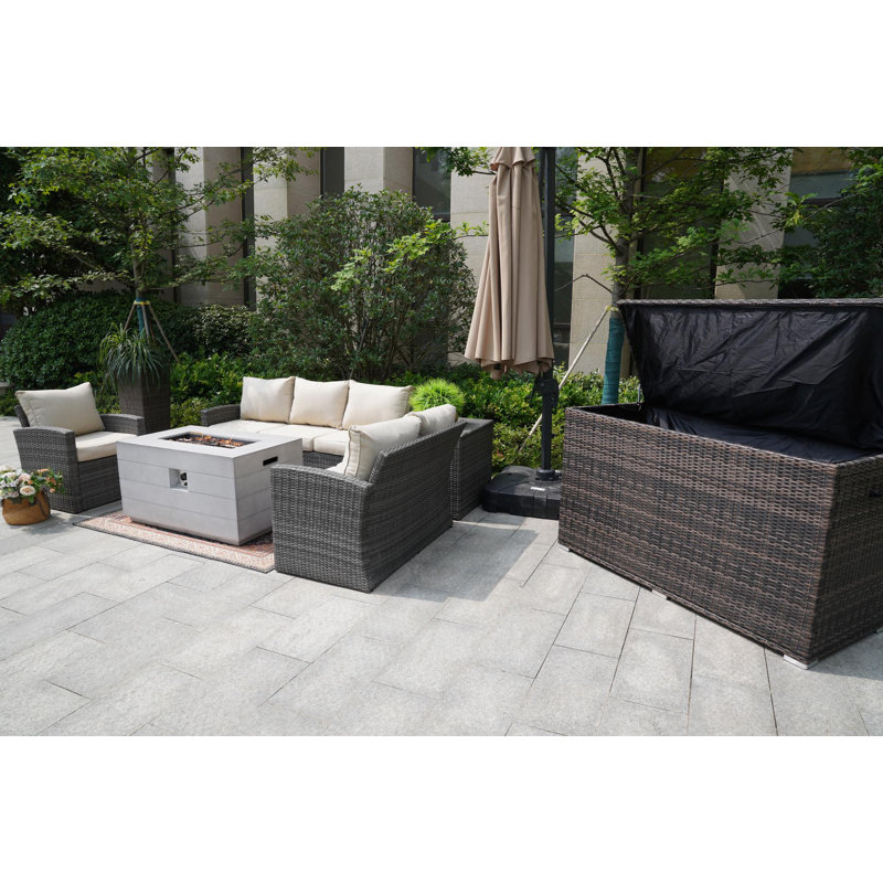 6 - Person Patio Conversation Set with Cushions