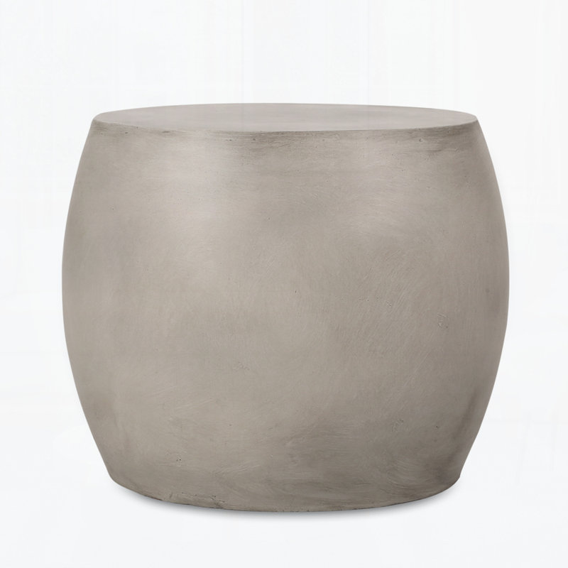 Outdoor Lightweight Concrete Side Table