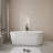 67" Acrylic Freestanding Bathtub Modern Soaking Tub