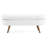 Oval White Linen With Steady Rubber Wood Legs For Function Footstool Solid Storage Bench-699728109