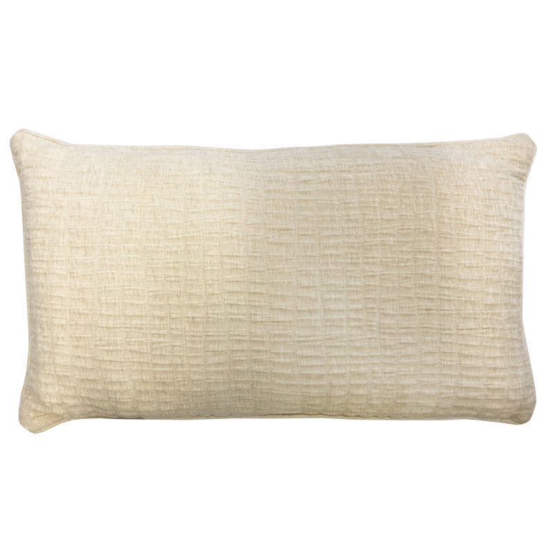 Lumbar Pillow Cover & Insert, Cream