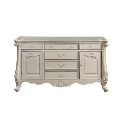 Metsky 6-Drawer Dresser with Scroll Legs by House of Hampton