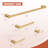 4-piece Stainless Steel Bathroom Hardware Set, Gold Bathroom Accessories-125723456