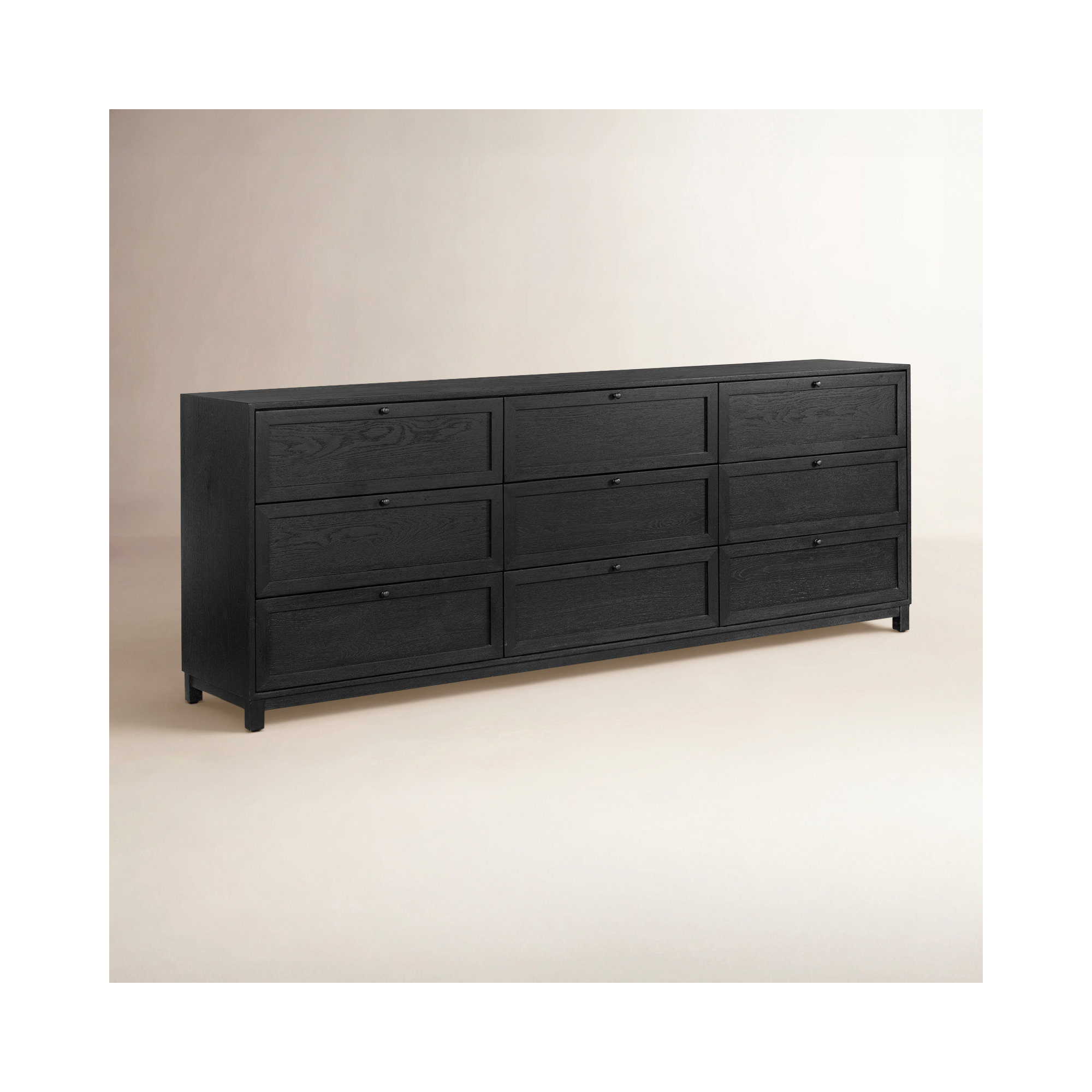 Sonata 9 - Drawer Dresser, Black