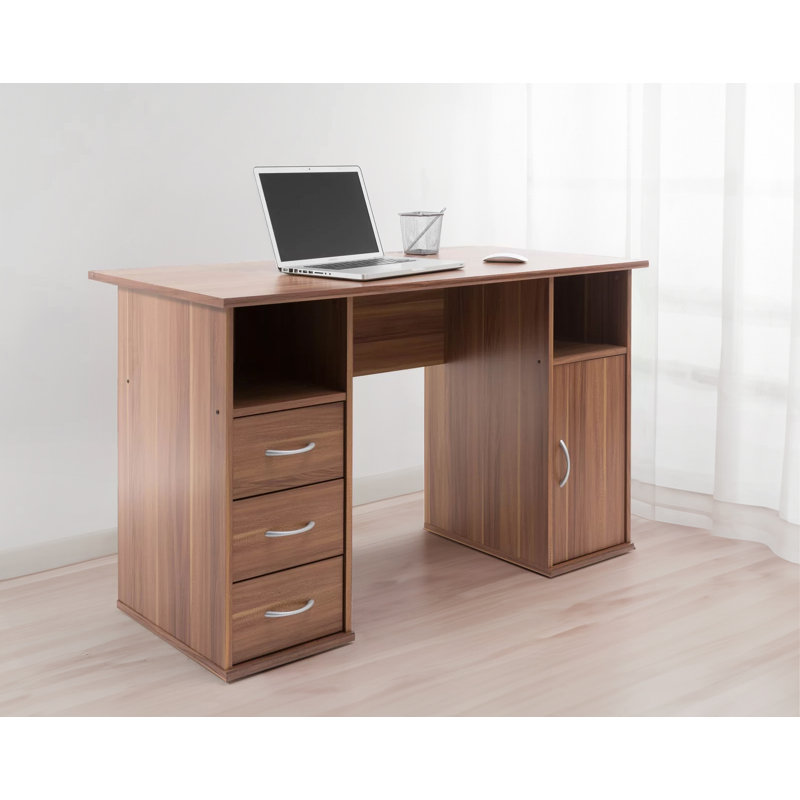 Navarro Computer Desk, Walnut