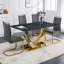Ensemble de salle à manger 5 pièces Modern Glam-1925332807-1889160874