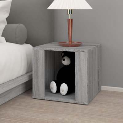 Khaiden 41cm W Manufactured Wood Bedside Table