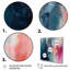«Desyree Blue and Pink Spatula Abstract», art mural abstrait-87333034-87333029