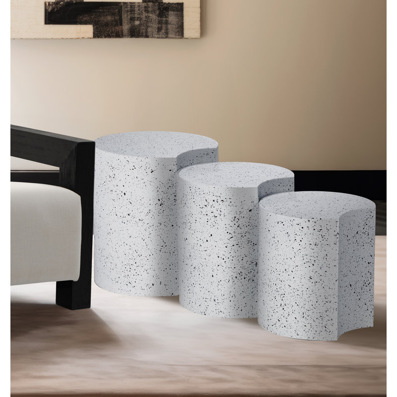 Table de bout Hylie, Blanc