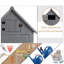 Abri de jardin en bois 30 po x l 21,3 po x H 70,5 po