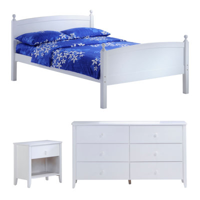 Ensemble de chambre configurable avec lit à panneaux complet Brancaster