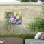 Toile d'extérieur Joanne Porter «Irises in Shades of Lavender»-87946063