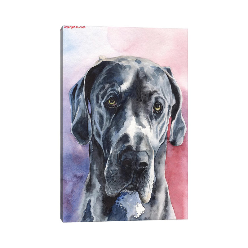 Great Dane III 1 Piece Wrapped Canvas Wall Art, 20.32 cm H x 30.48 cm W