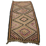 Ghelim Wool Brown/Pink Rug