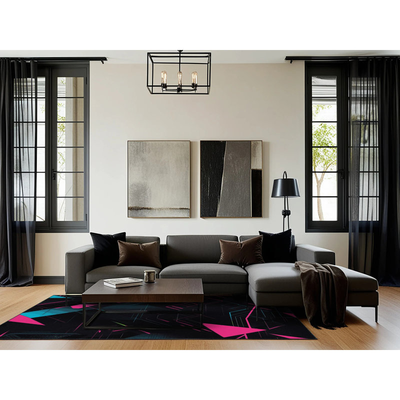 Spectrum Trails Rug, Round 5'