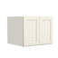 Armoire murale standard HOMEIBRO Cozy Design, 30 po L x 24 po P x 24 po H, en contreplaqué, couleur gris tourterelle, prête à assembler-915285825-915386478
