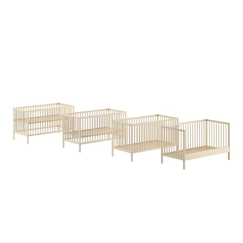 Dino Cot Bed, Brown
