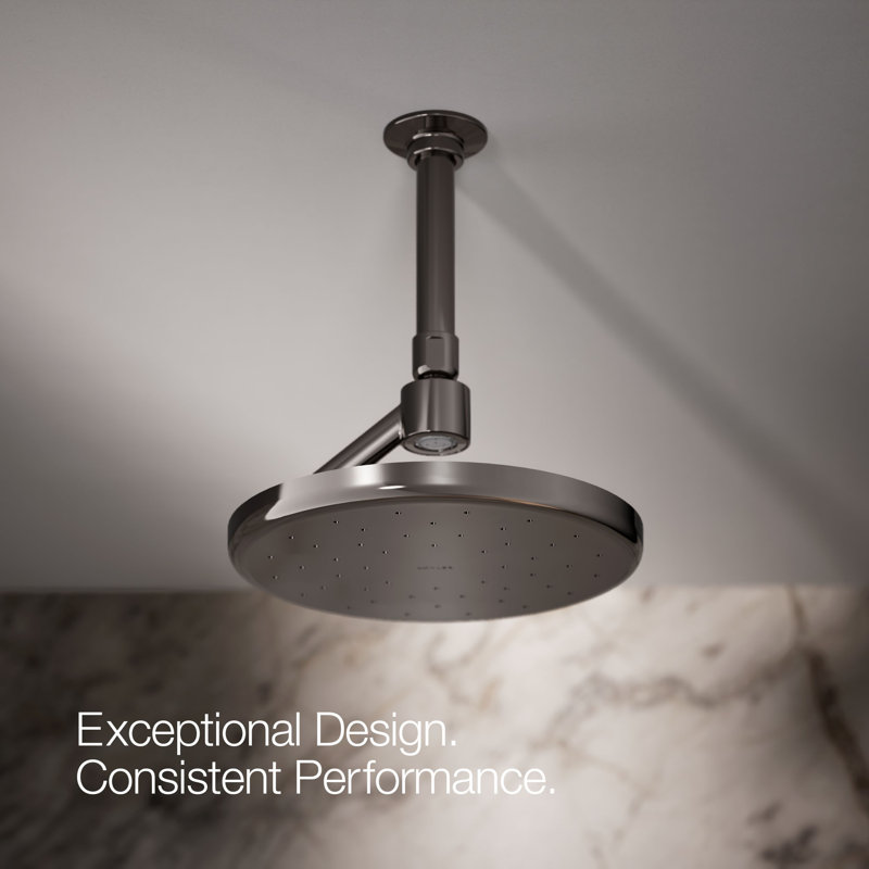 Flood Adjustable Shower Head, Vibrant Titanium