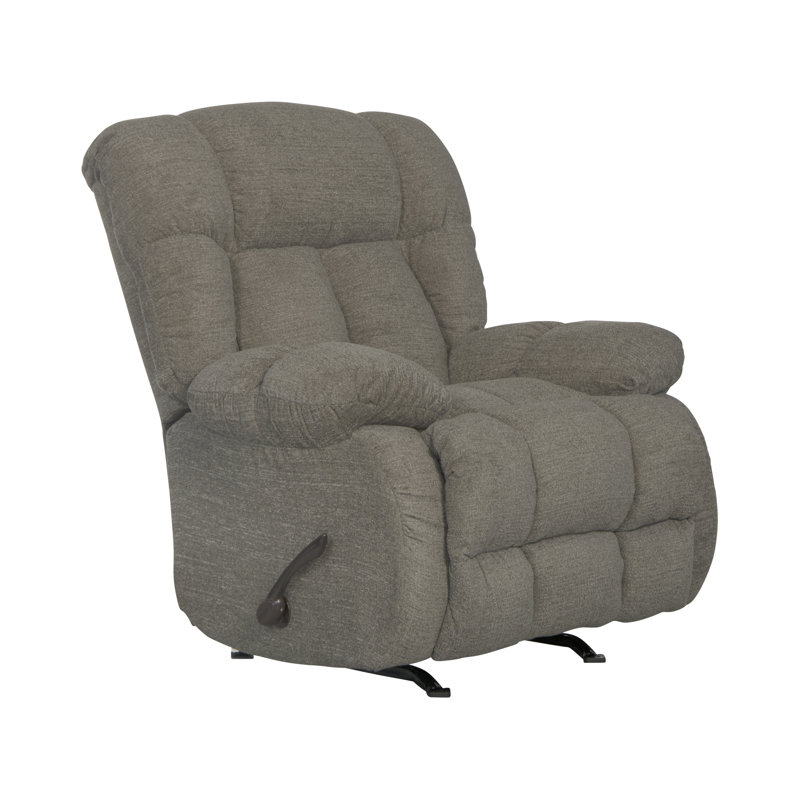 Bhanweri Upholstered Recliner, Otter Chenille