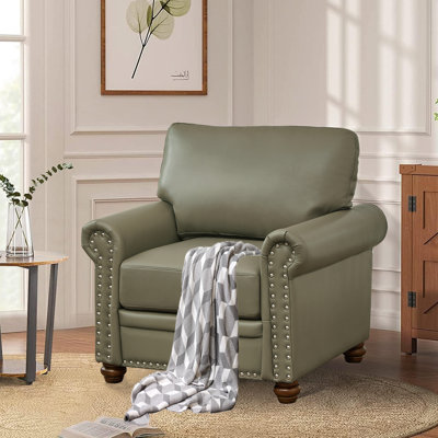 Carowyn Faux Leather Armchair