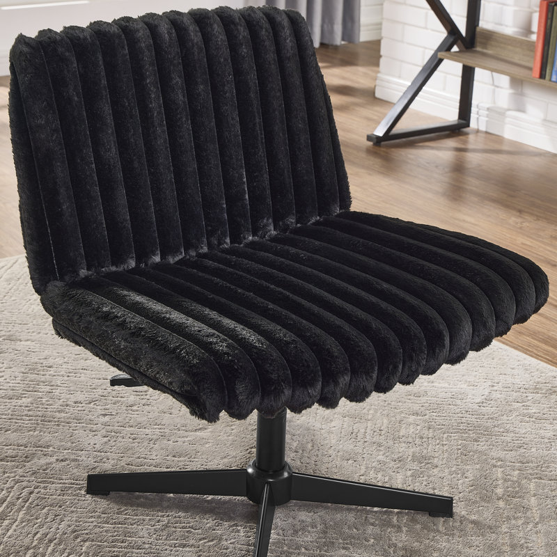 Chaise de coiffeuse Blynn, Noir