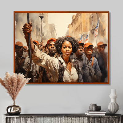 Art afro-américain puissant - Art mural afro-américain