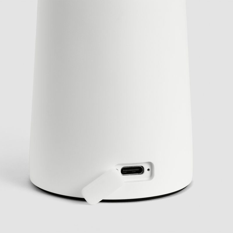 Sesa Short Accent Rechargeable Table Lamp, White