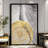 Abstract Tree Ring Wood Screen-105491229