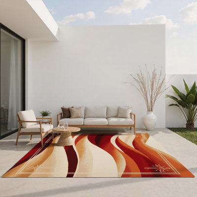 Tapis intérieur et extérieur Ochre Whispers