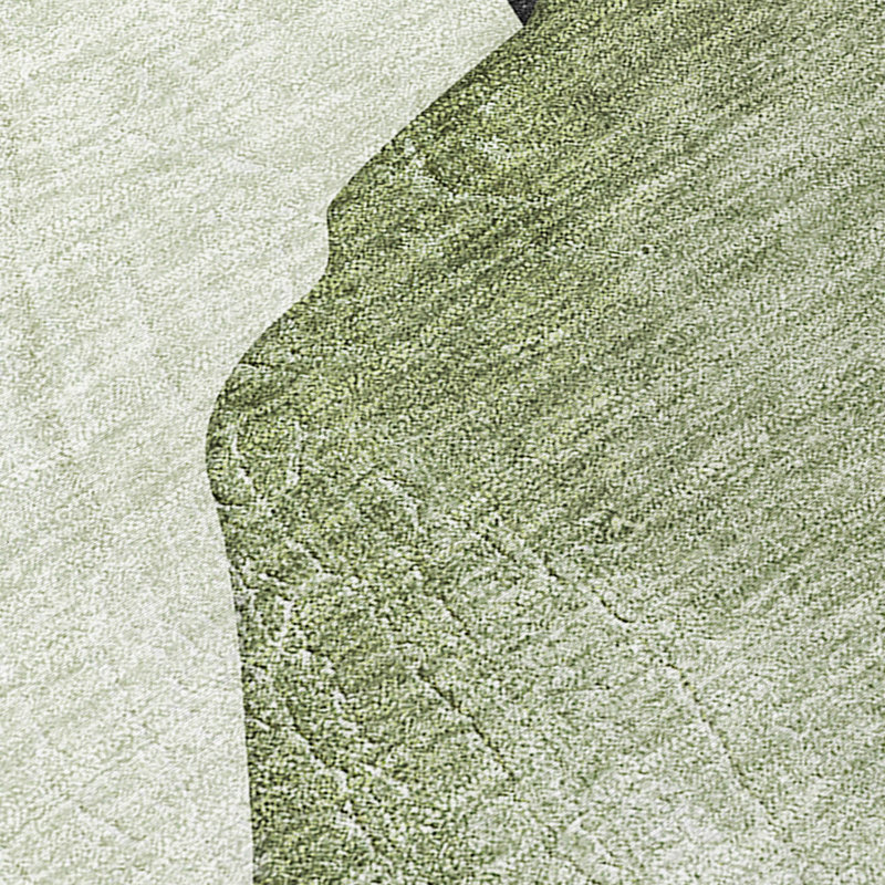 Tapis en polyester tissé à la machine Meilani, Rond 8 pi