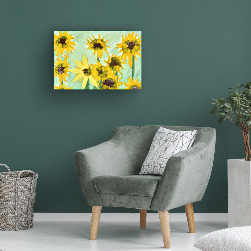 Art sur toile «Bachelor Suflowers» parologia bolognaise, H 30 po x l 47 po