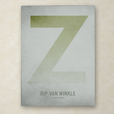 « rip van winkle », art sur toile