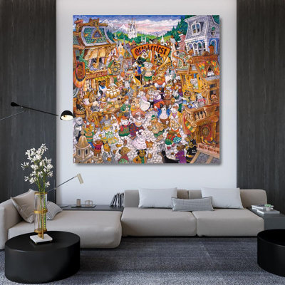 Trinx Bell, Bill Gallery Wrapped Canvas Art Titled: October Fest BILBEL9397