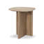 Stone Pedestal End Table